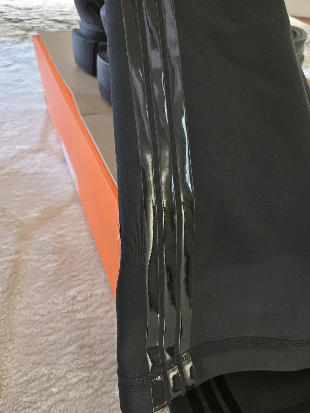 Ivy Park x Adidas Women's Super Sleek Long Boots Over-The-Knee Noir Size 8